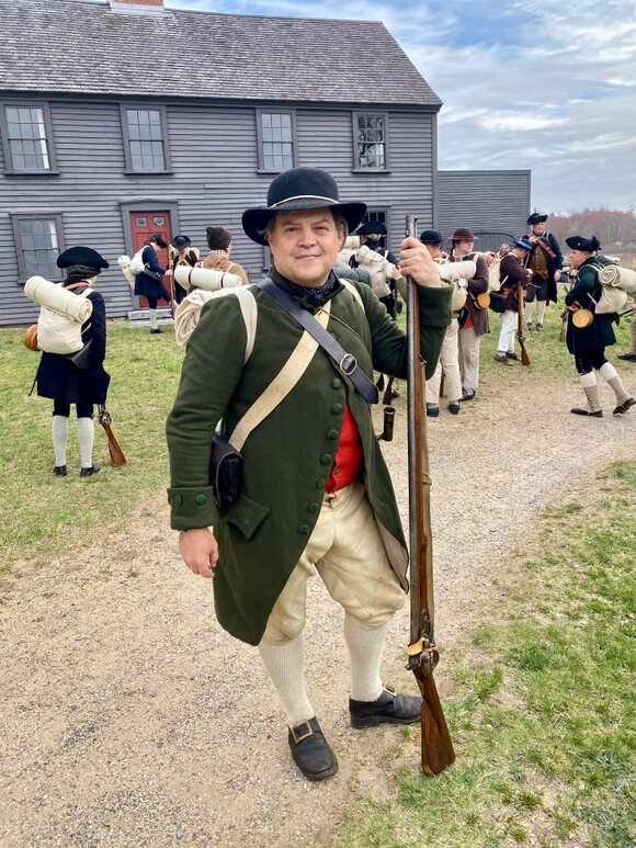 Canaan Resident and Historian Tim Abbott will speak on Friday, June 9 at 7pm on the men of Canaan who participated in the Revolutionary War.  He will appear in authentic reproductions of period clothing and will share original artifacts from his personal collection. This event is free.